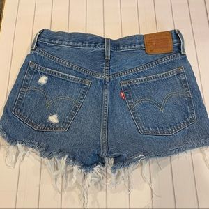 High Waisted Levi’s Denim Shorts
